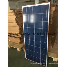 150W Poly Sonnenkollektoren mit großem konkurrenzfähigem Preis und ausgezeichnetem Preis in Asien, MITTLERES Ost, Afrika